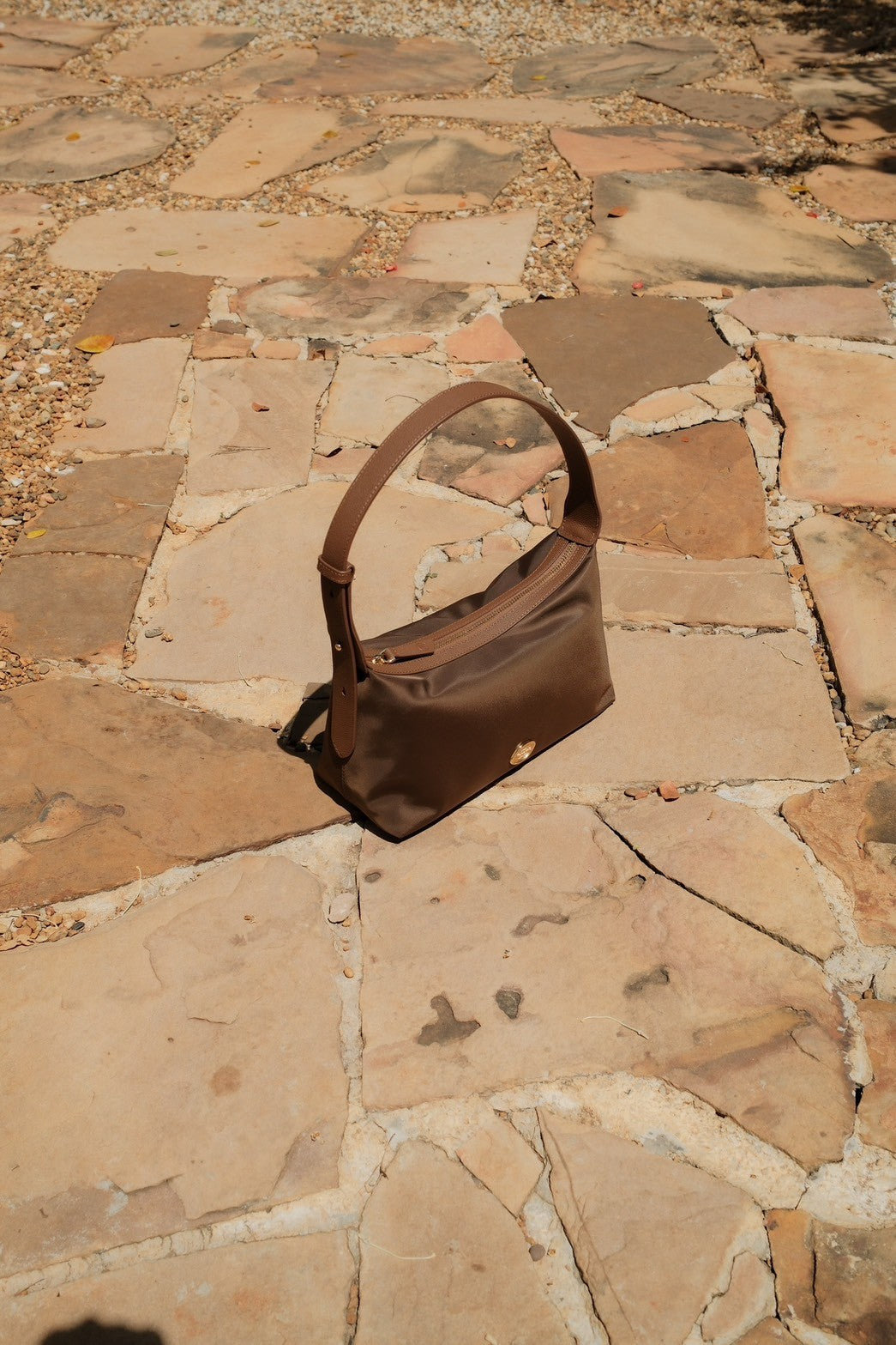 TANK Hobo bag : Should bag, Nylon with genuine leather